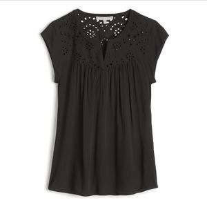 Daniel Rainn- Kiara Eyelet Detail Top